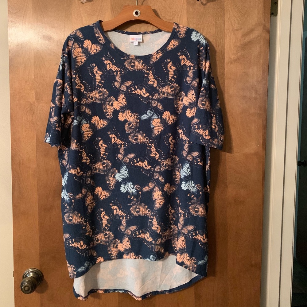 Lularoe Irma size small - butterfly print